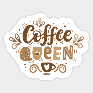 Coffee Queen Sticker